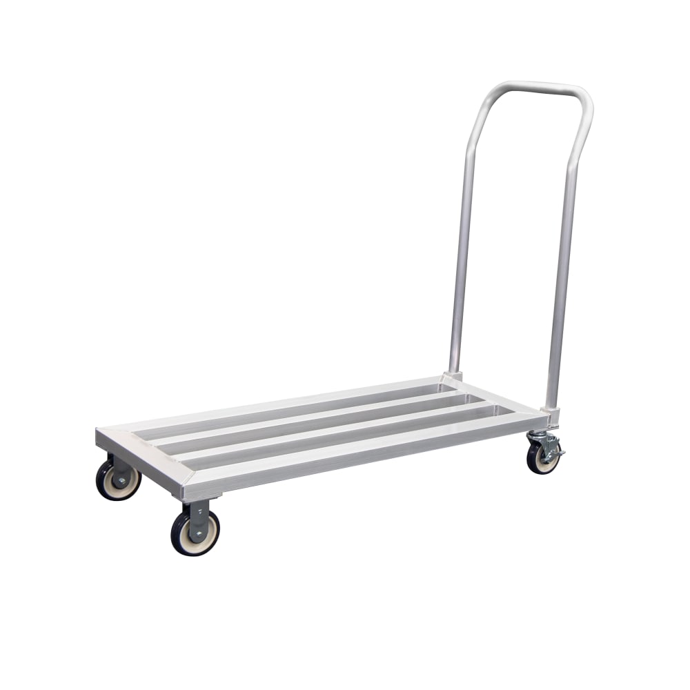New Age 1203 49 3/4" Mobile Dunnage Rack w/ 1000 lb Capacity, Aluminum