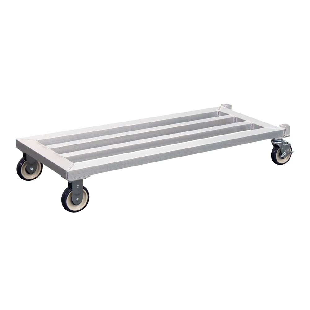 New Age 1206 49 3/4" Mobile Dunnage Rack w/ 1000 lb Capacity, Aluminum