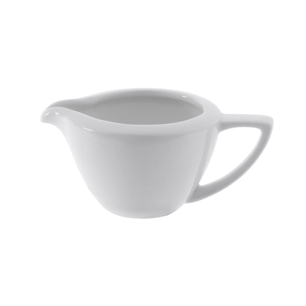 893-WHB251 2 1/2 oz Ultimo Creamer - Glazed Ceramic, White