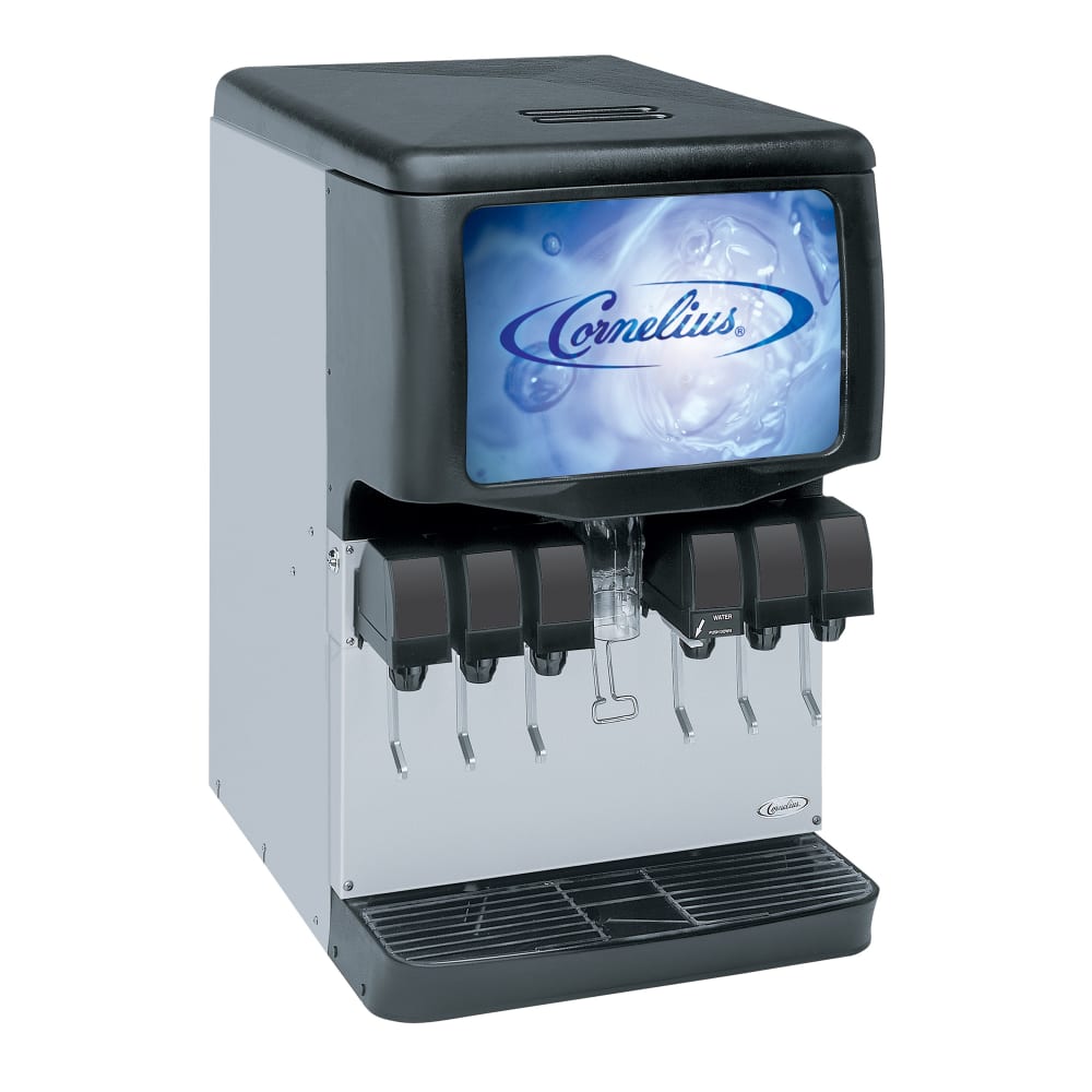 653-0621053405 Countertop Cube Ice & Soft Drink Dispenser - 150 lb Storage, Cup Fill, 115v