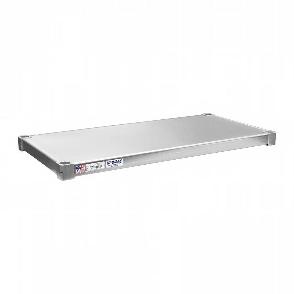 New Age 2048S Aluminum Solid Shelf - 48"W x 20"D