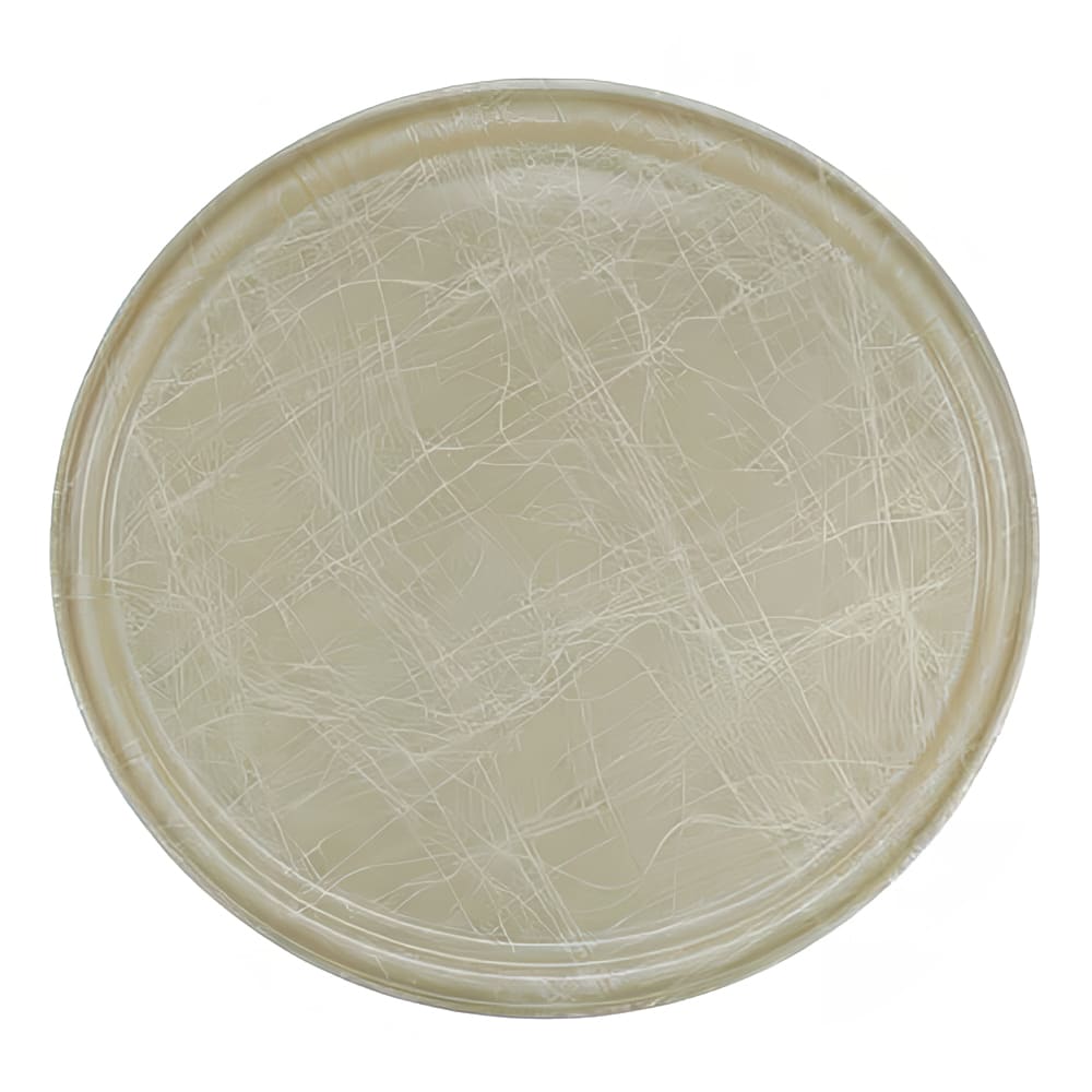 144-1000214 10" Round Serving Camtray - Fiberglass, Abstract Tan