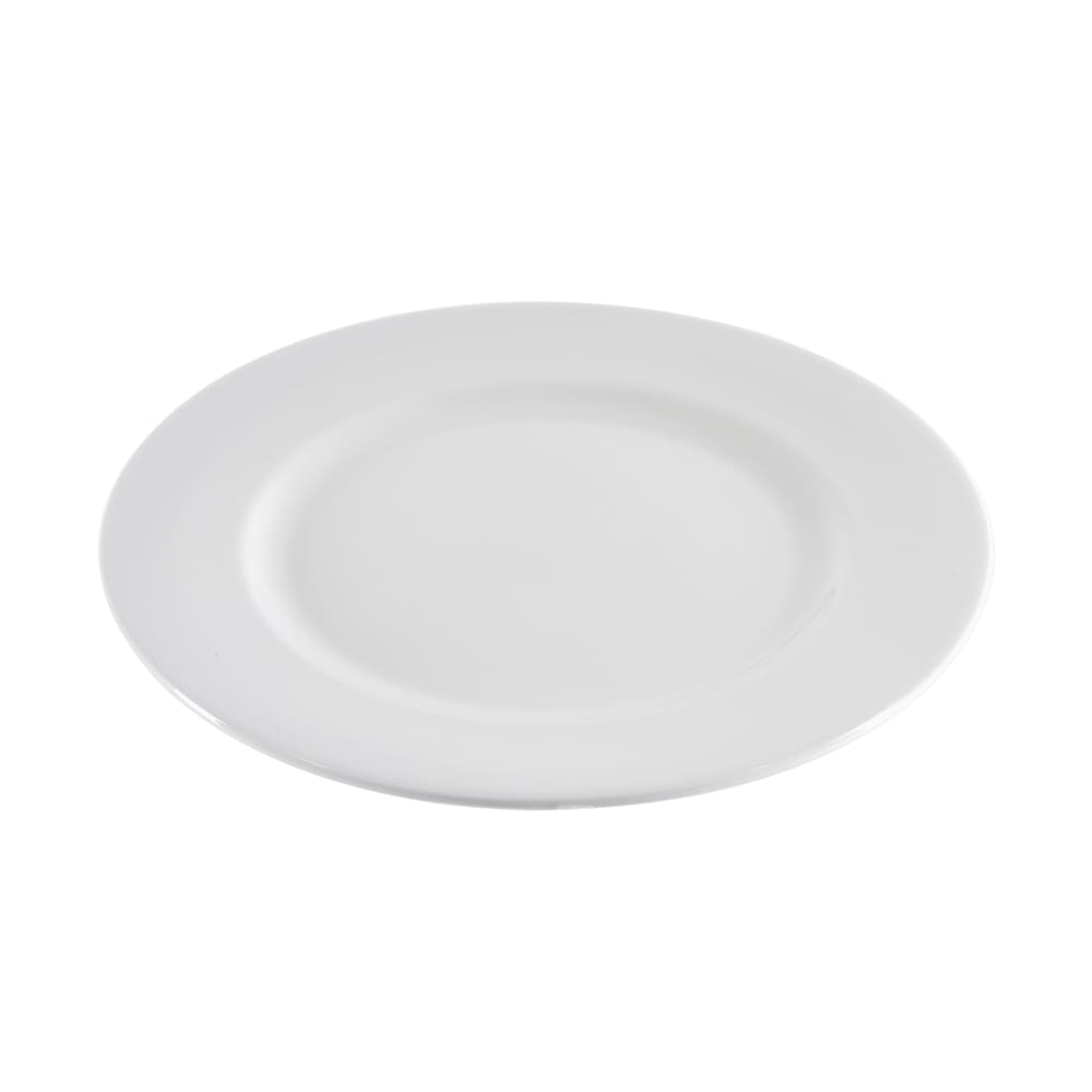 893-WHCP81 8" Round Classic Plate - Ceramic, White
