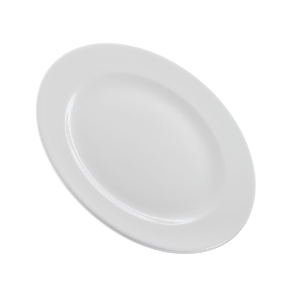 893-WHCP91 9" Round Classic Plate - Ceramic, White