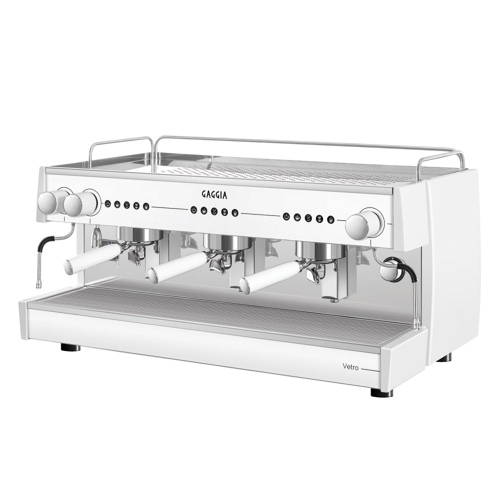 102-VETRO3GSTDW Semi Automatic Espresso Machine w/ (3) Groups, (2) Steam Valves, & (1) Hot Wa...