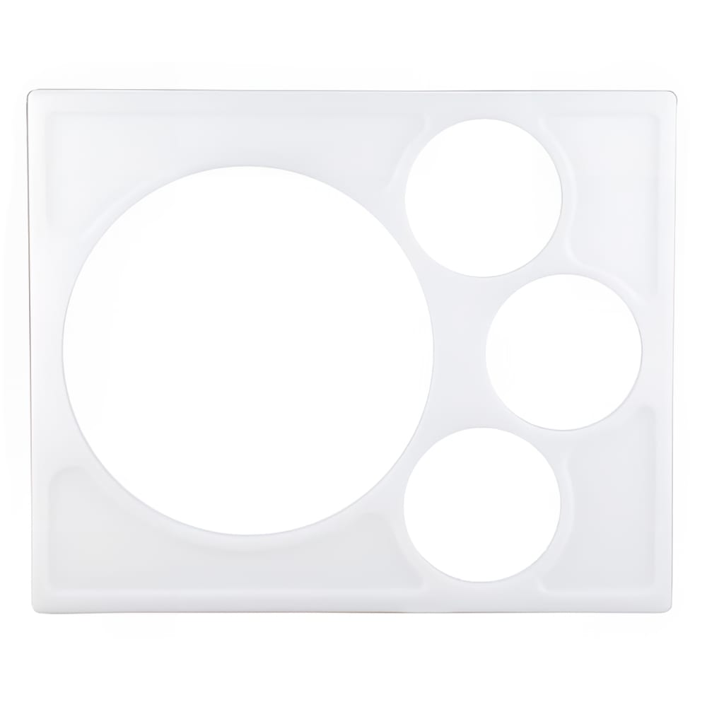 144-SBH15148 25 3/4" Cold Food Bar Adapter - (4) Pan Capacity, White