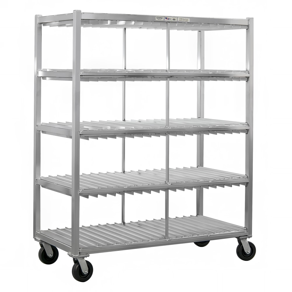 New Age 96705 4 Level Mobile Drying Rack for Trays