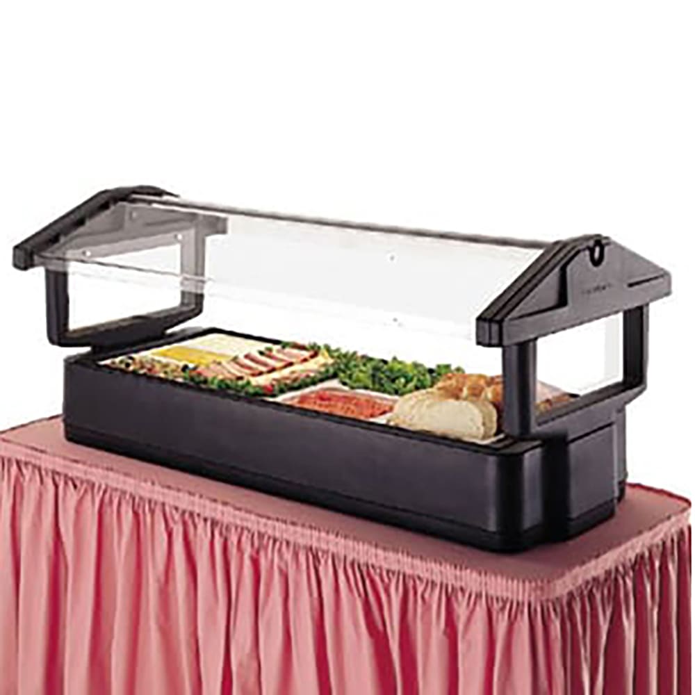 144-5FBRTT158 50 1/16" Cold Food Bar - (4) Pan Capacity, Table Top, Hot Red