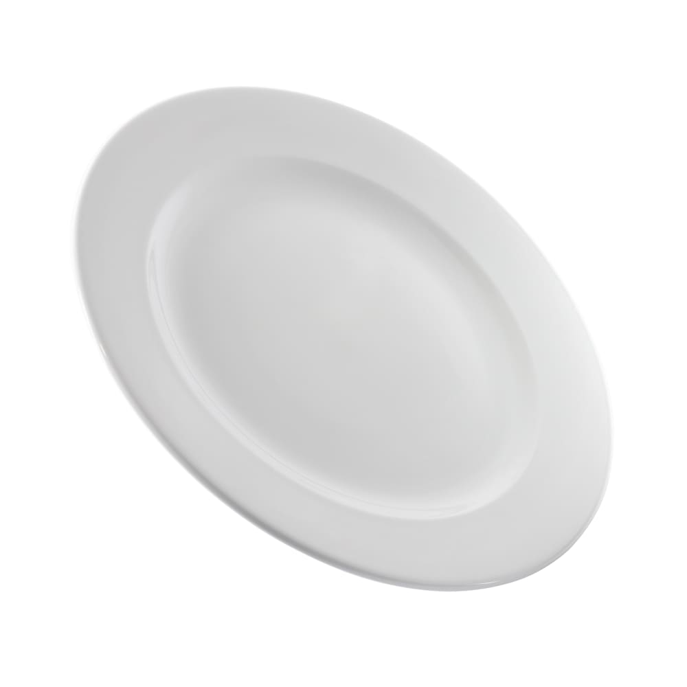 893-WHCP581 10 5/8" Round Classic Plate - Ceramic, White