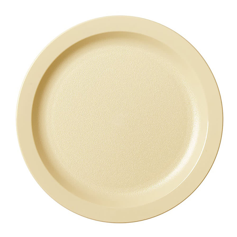 144-9CWNR133 9" Round Plastic Dinner Plate, Beige
