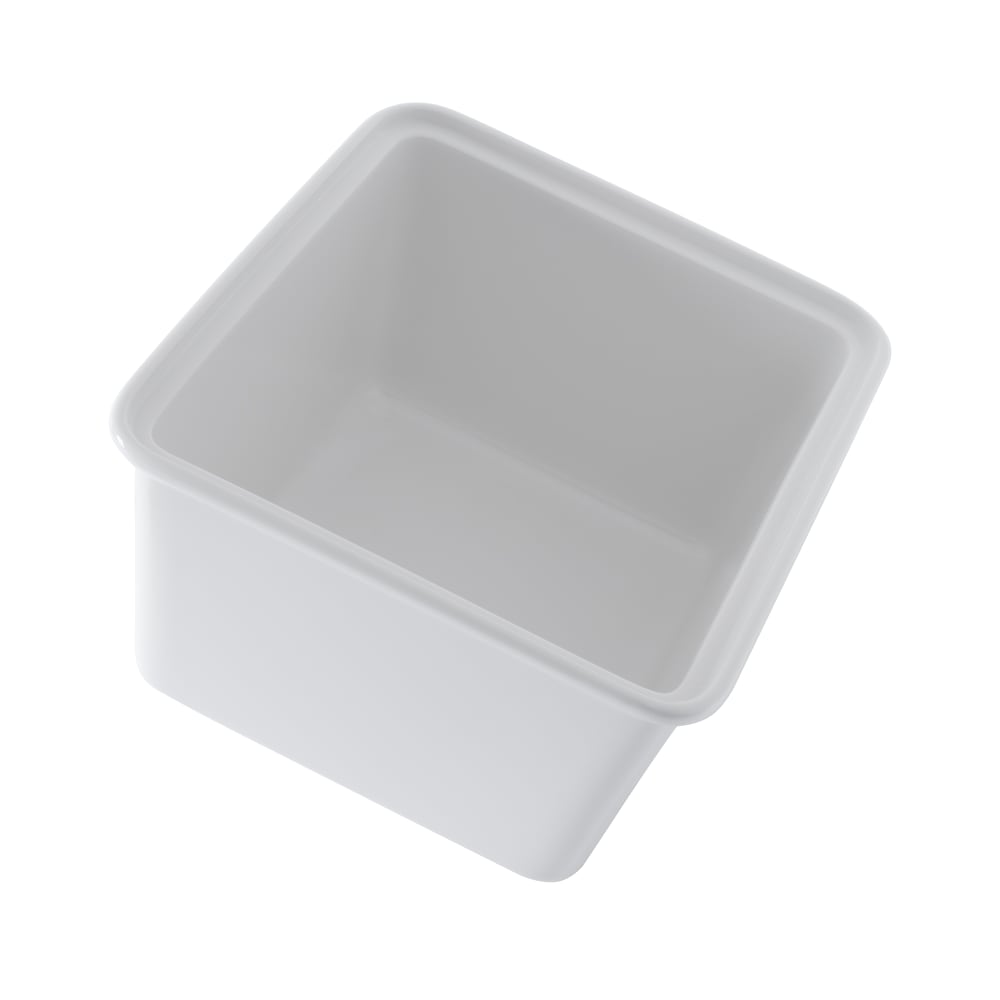 893-WHCWRCD1 2 1/5 qt Rectangular Casserole Dish - Ceramic, White