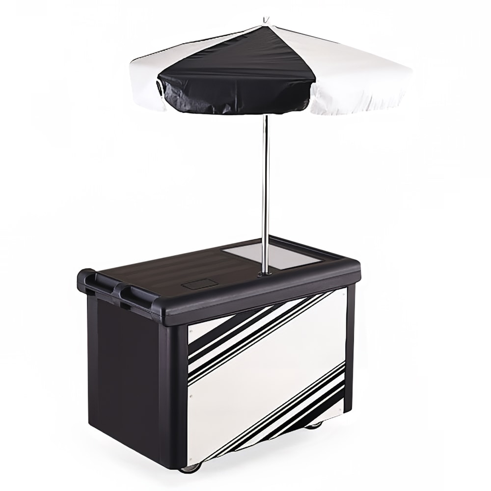 144-CVC55110 Food Cart w/ Cover & Cutting Board, 55 3/16"L x 31 1/4"W x 93 1/2&quot...