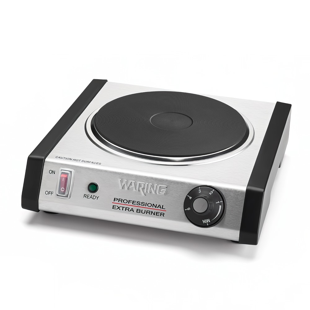 141-WEB300 11" Electric Hotplate w/ (1) Burner & Infinite Controls, 120v
