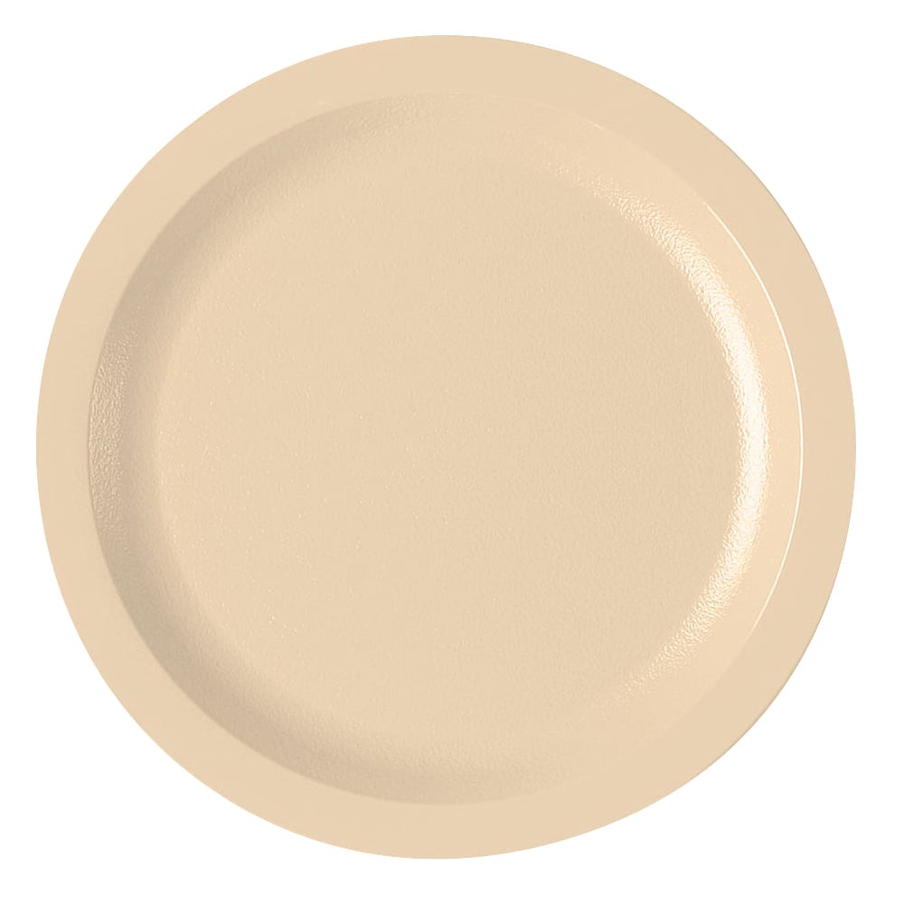 144-725CWNR133 7 1/4" Round Plastic Salad Plate, Beige