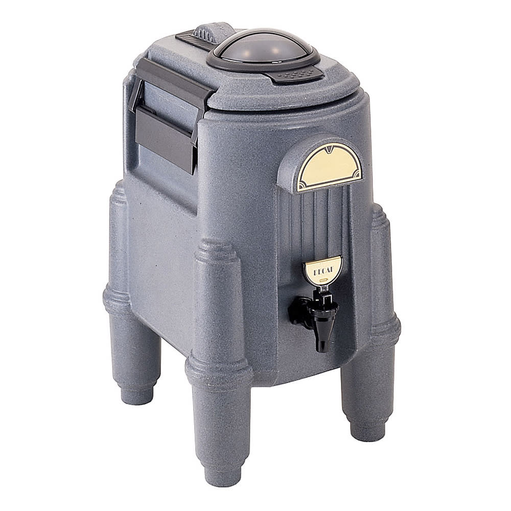 144-CSR3191 3 gal Camserver® Insulated Beverage Dispenser, Granite Gray