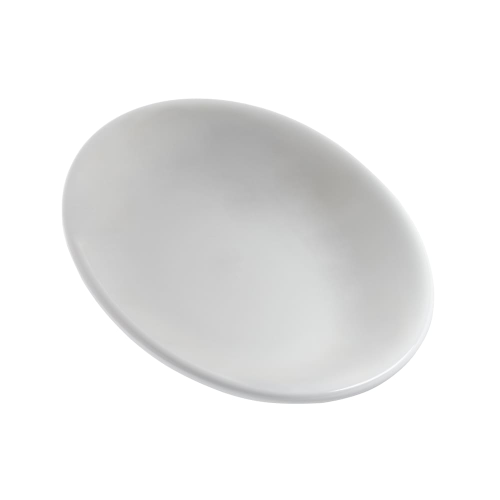 893-WHO1 12 7/10 oz Round Nova Oatmeal Bowl - Ceramic, White