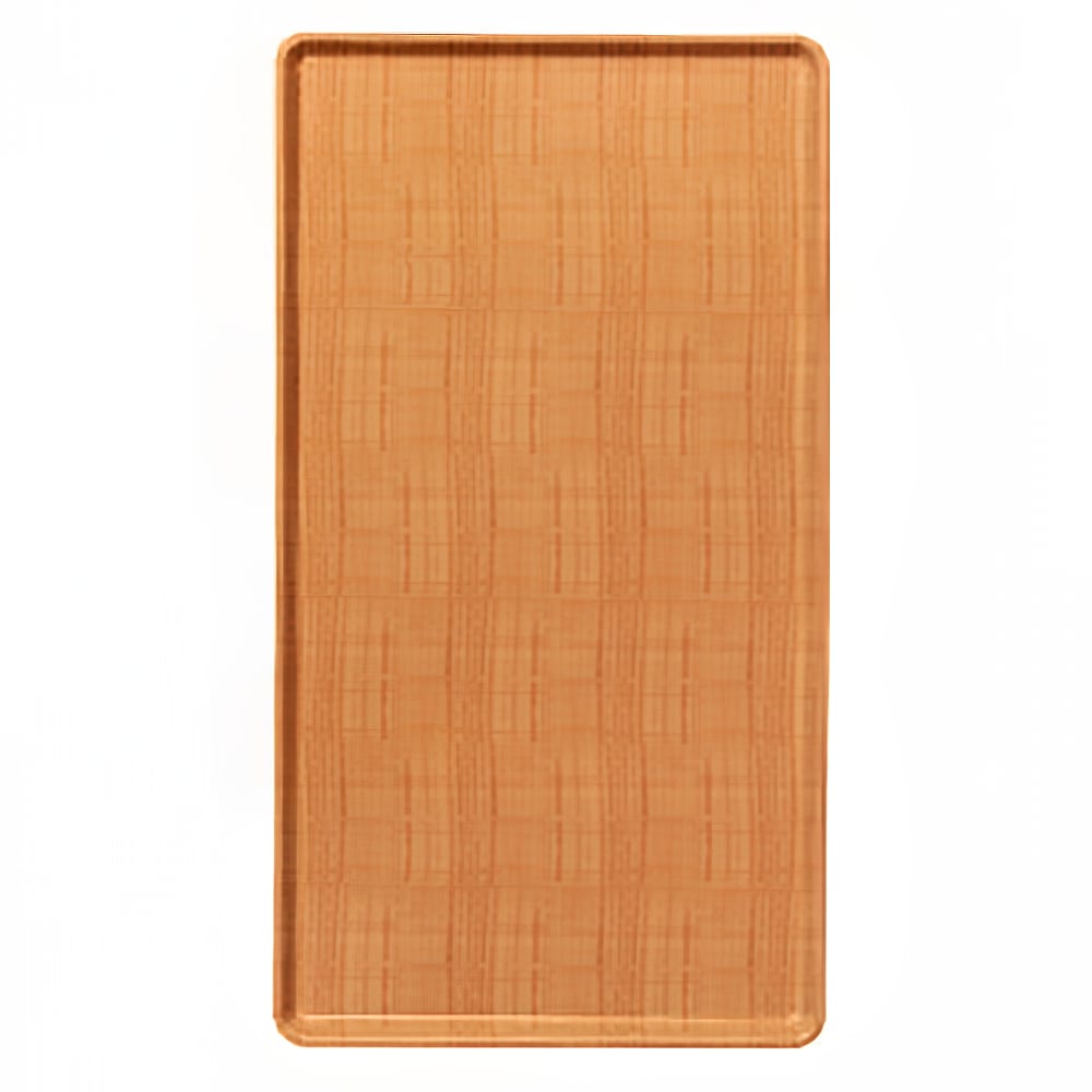 144-1216D204 Rectangular Dietary Tray - For Patient Feeding, 12" x 16", Rattan