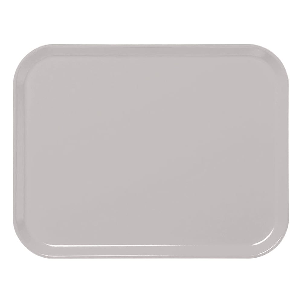 144-3253CL676 Fiberglass Camlite® Cafeteria Tray - 20 7/8"L x 12 3/4"W, Steel White