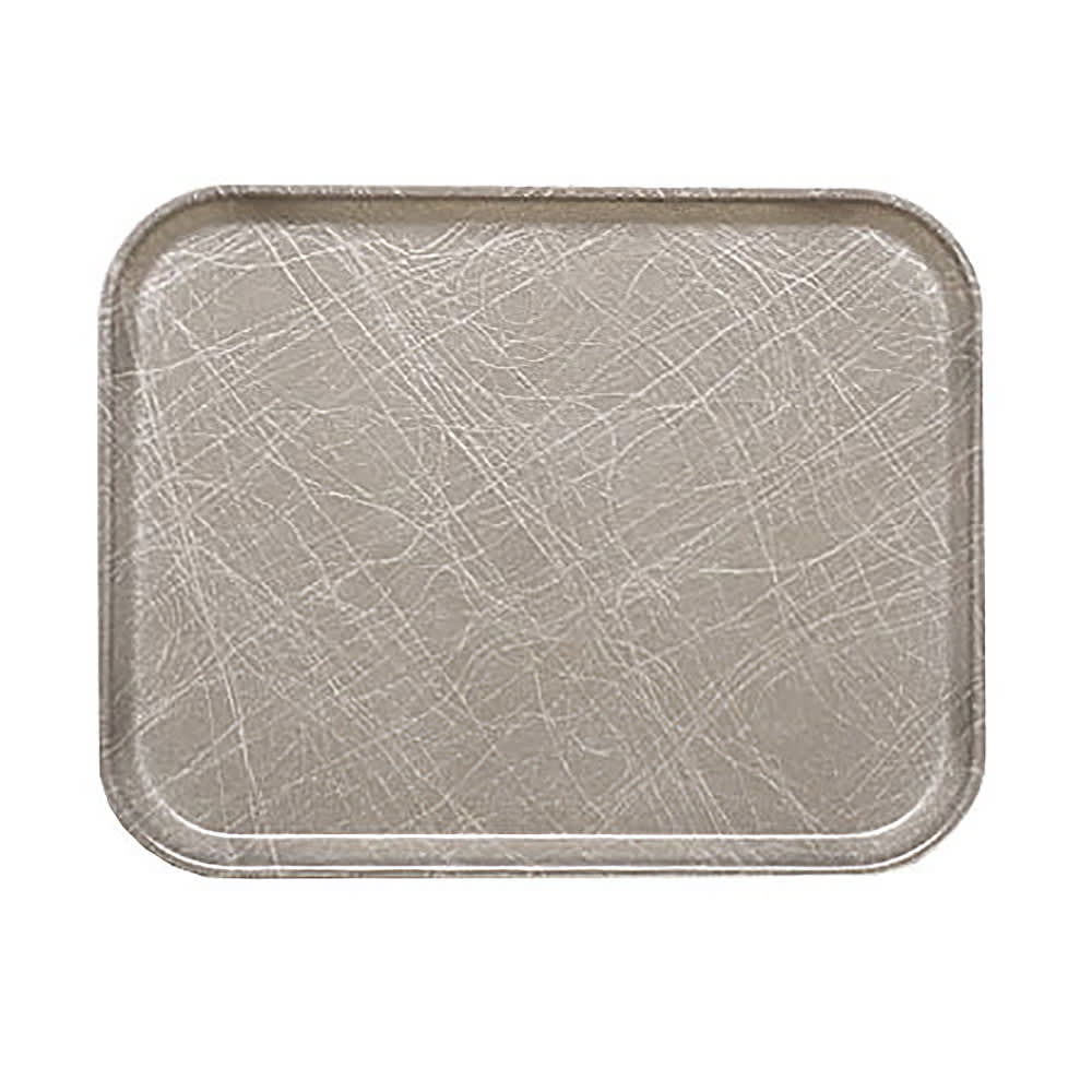 144-57215 Fiberglass Camtray® Cafeteria Tray - 6 9/10"L x 4 9/10"W, Abstract Gray