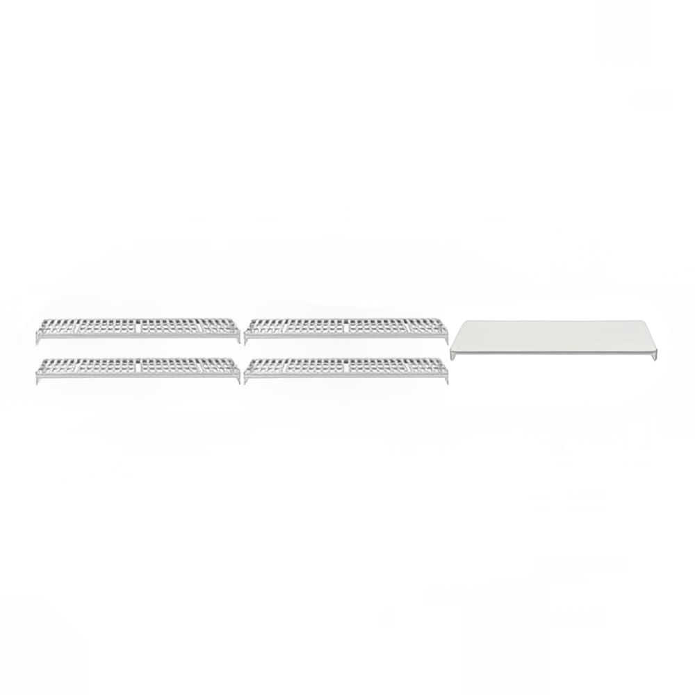 144-CPSK2154VS5480 Camshelving® Premium Polymer Louvered/Solid Shelf Plate Kit - 21" x 54&qu...
