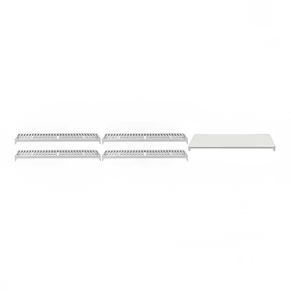 144-CPSK2160VS5480 Camshelving® Premium Polymer Louvered/Solid Shelf Plate Kit - 21" x 60&qu...