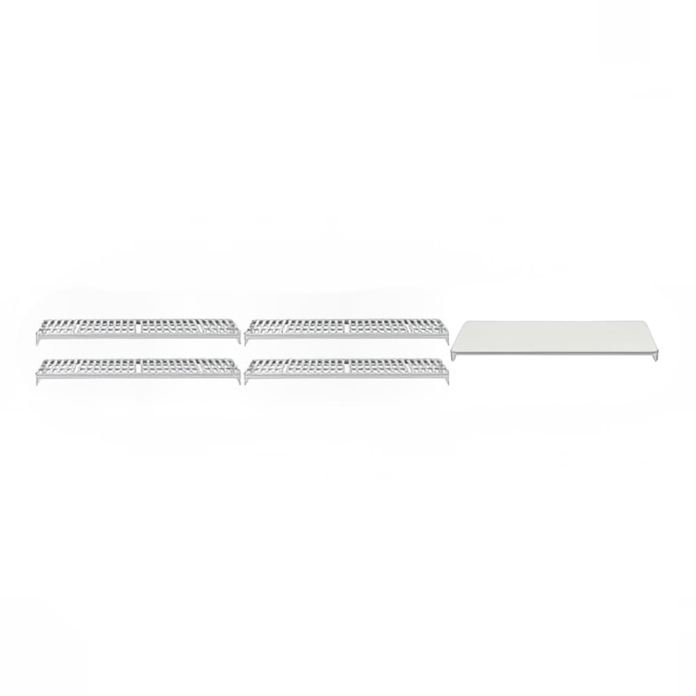 144-CPSK2460VS5480 Camshelving® Premium Polymer Louvered/Solid Shelf Plate Kit - 24" x 60&qu...