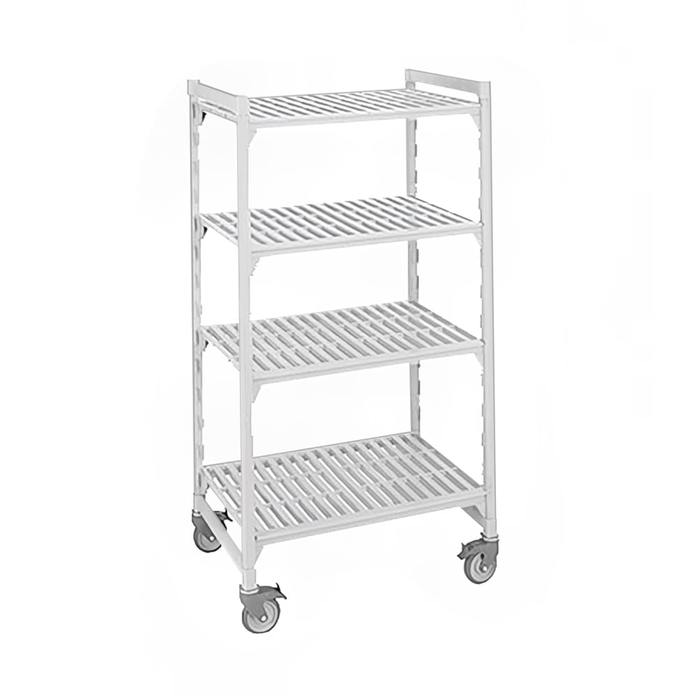 144-CPHU214867V4480 48" NSF 4-Tier Heavy-Duty Plastic Shelving Unit - Camshelving® Premium,...