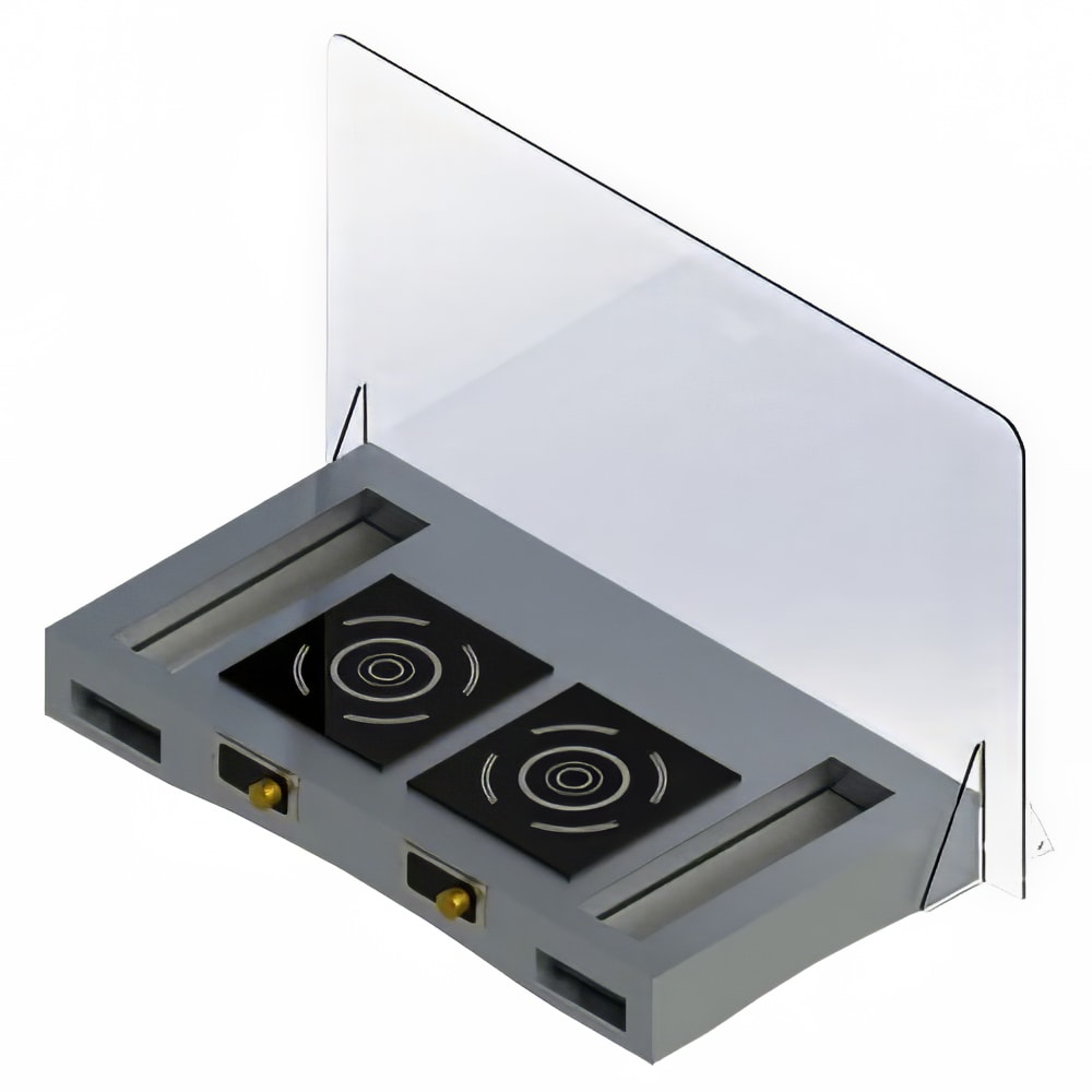 229-CWACT1SHIELD Safety Shield for CWACTION1 - 39 1/2" x 32", Acrylic, Clear