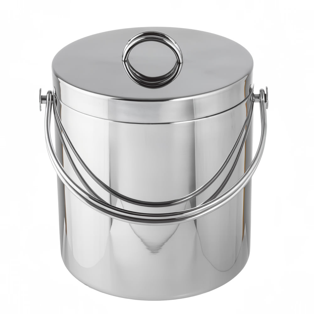 229-H303 3 3/4 qt Ice Bucket - Stainless Steel, Silver