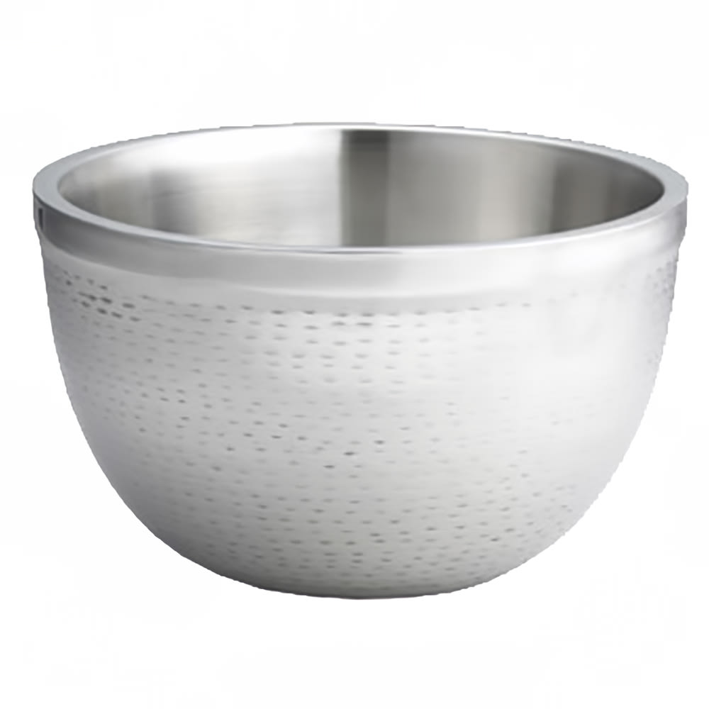 Tablecraft RB13 Remington Collection Bowl, 8 qt, Round, Double Wall, Stainless Steel