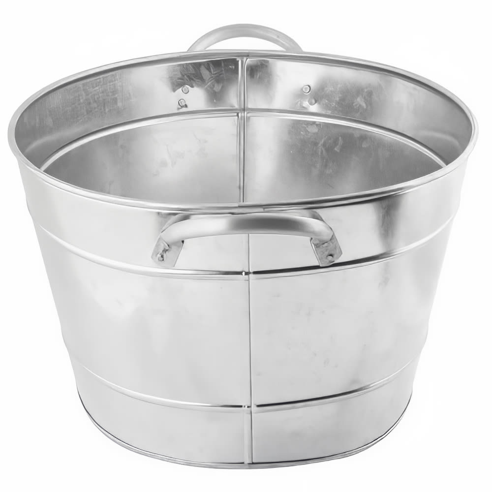 229-HBT1914 5 1/2 gal Oval Cooling Tub - 19"L x 14"W x 9"H, Steel