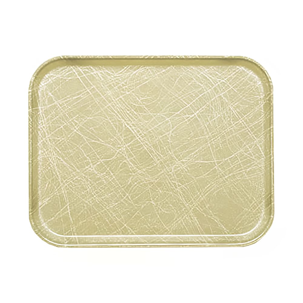 144-1015214 Fiberglass Camtray® Cafeteria Tray Insert - 15"L x 10 1/10" W, Abstract Tan