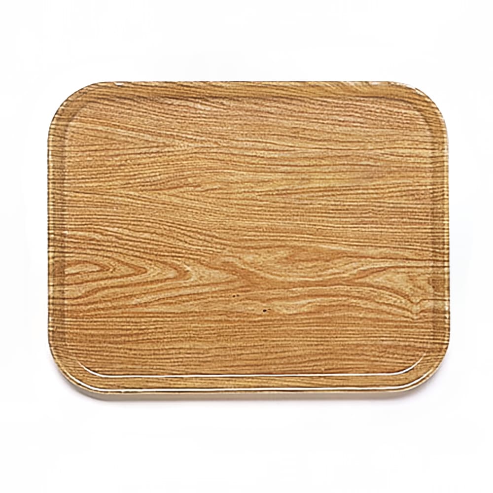 144-1015307 Fiberglass Camtray® Cafeteria Tray Insert - 15"L x 10 1/10" W, Light Elm