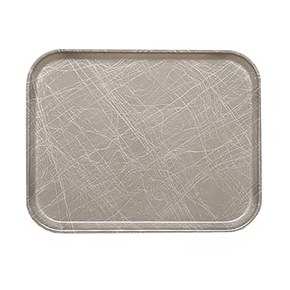 144-810215 Fiberglass Camtray® Cafeteria Tray - 9 4/5"L x 8"W, Abstract Gray