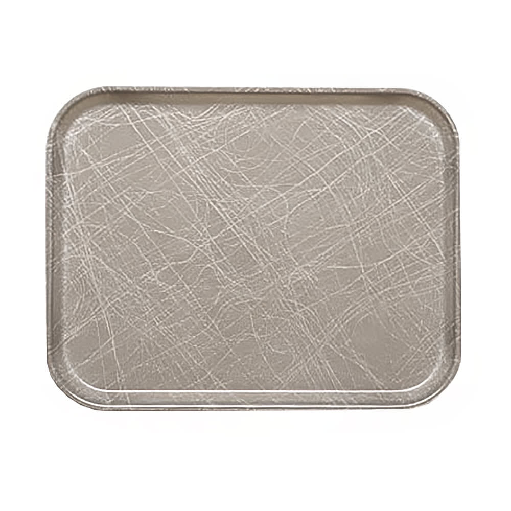 144-915215 Fiberglass Camtray® Cafeteria Tray - 15"L x 8 3/4"W, Abstract Gray