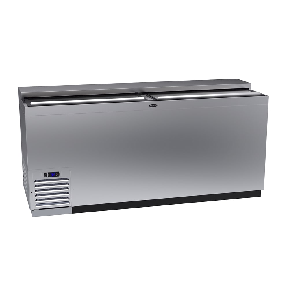 381-BC72SS 72" Forced Air Bottle Cooler - Holds (612) 12 oz Bottles, Stainless, 115v