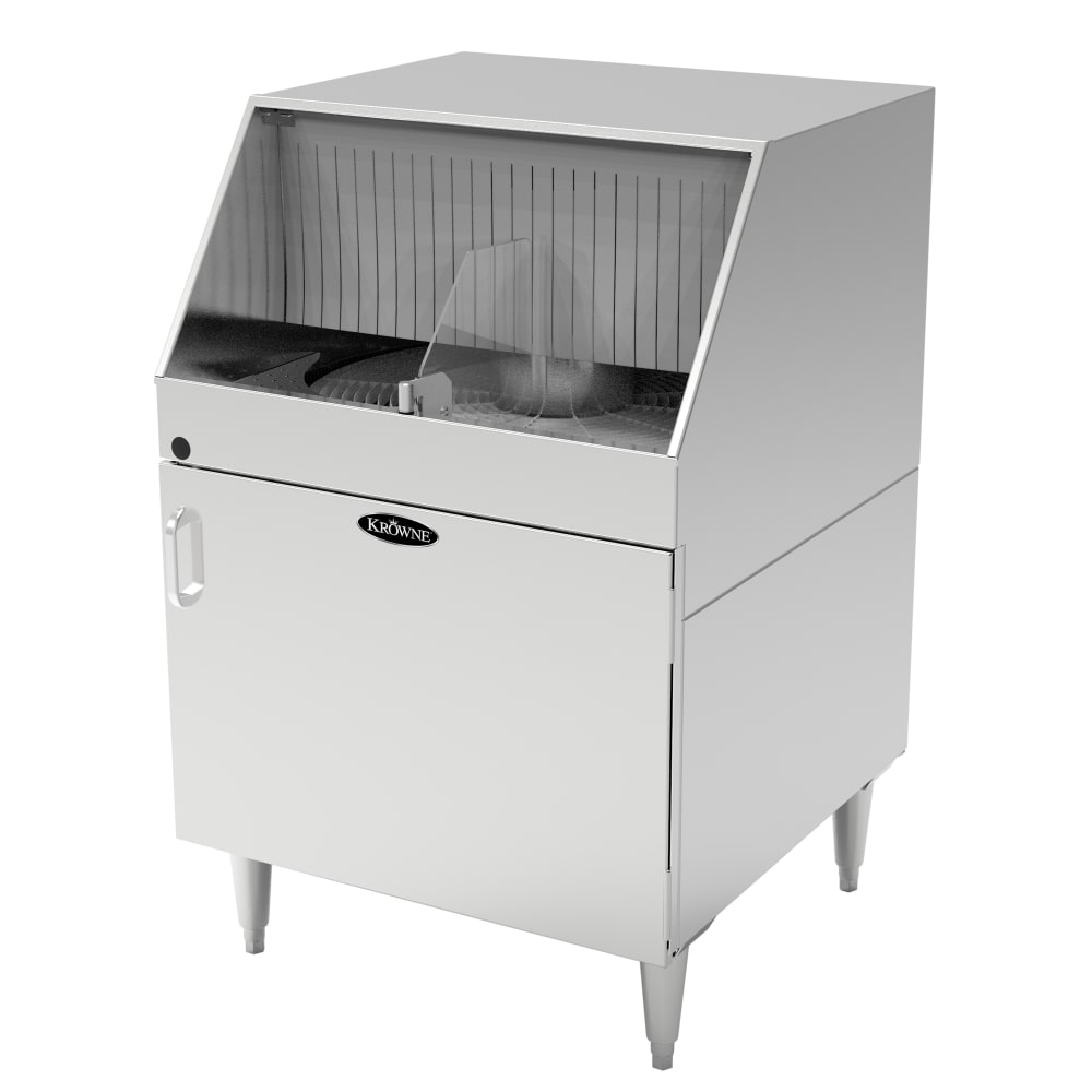 381-GWR24 Low Temp Rotary Undercounter Glass Washer w/ 1200 Glasses/hr Capacity, 208-230v/1ph