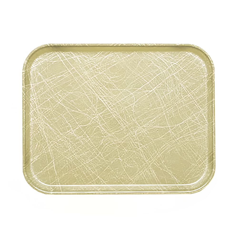 144-16225214 Fiberglass Camtray® Cafeteria Tray -  22 1/2"L x 16 1/2"W, Abstract Tan