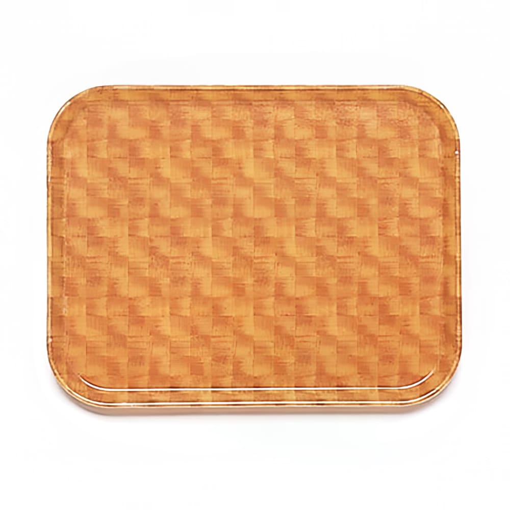 144-16225302 Fiberglass Camtray® Cafeteria Tray -  22 1/2"L x 16 1/2"W, Light Basketwea...