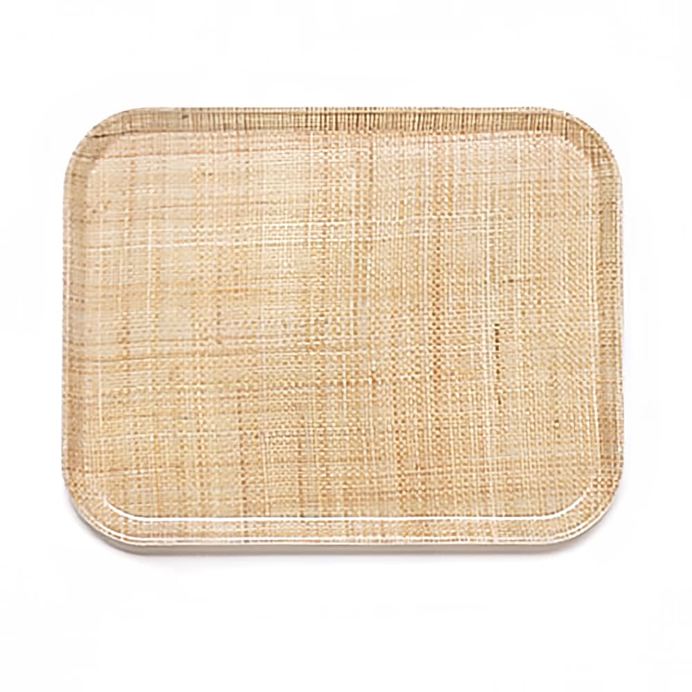 144-1622204 Fiberglass Camtray® Cafeteria Tray - 22"L x 16"W, Rattan