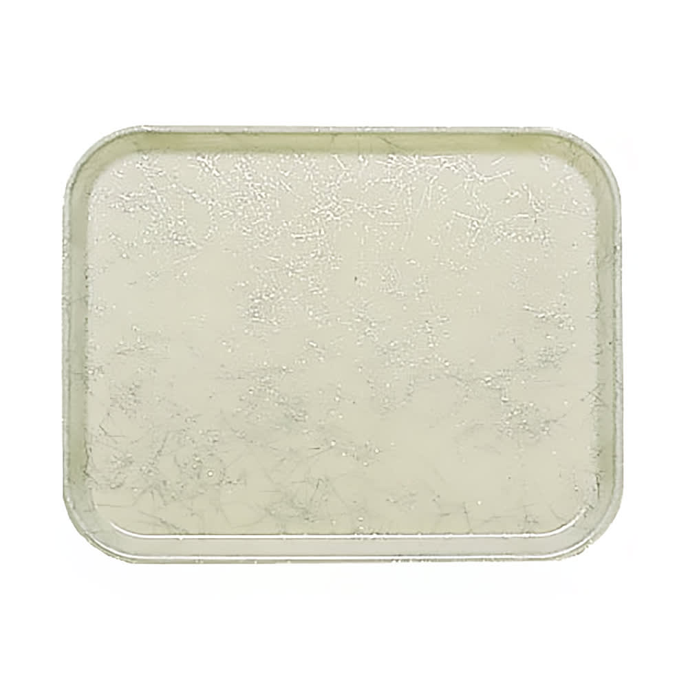 144-1520531 Fiberglass Camtray® Cafeteria Tray - 20 1/4"L x 15"W, Galaxy Antique Parchm...
