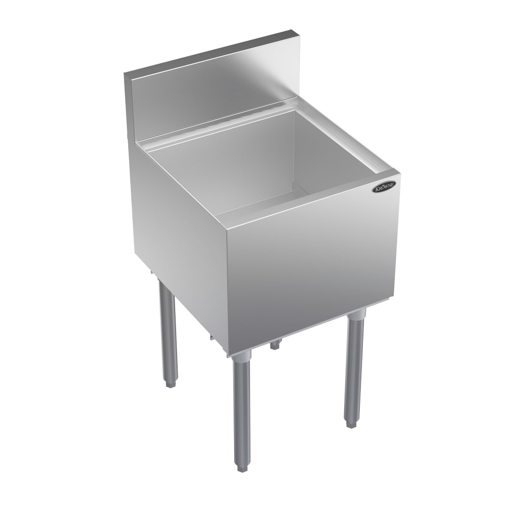 381-KR18187 18" Underbar Cocktail Station w/ 55 lb Ice Bin, 7 Circuit Cold Plate, Stainless