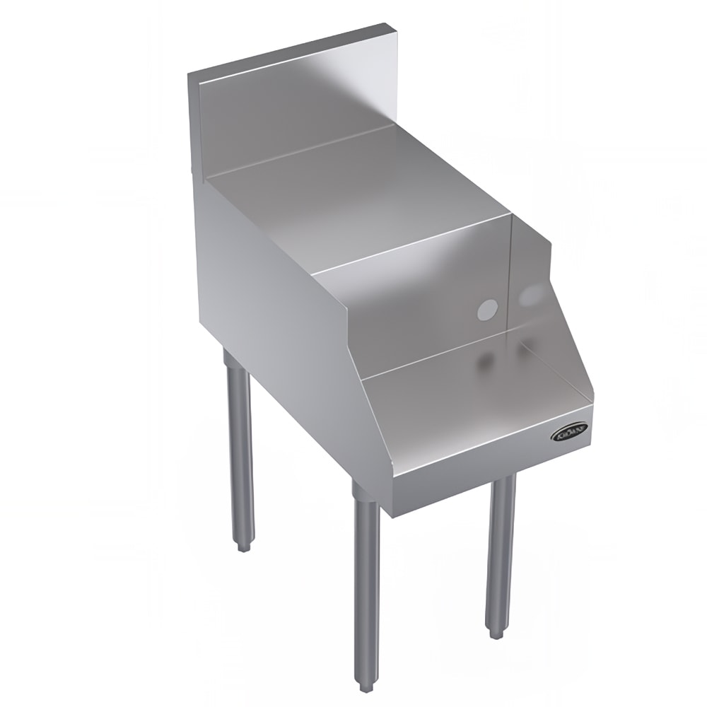 381-KR1814BF 14" Royal Series Underbar Blender Station w/ Metal Utility Box - 6 1/2" Ba...
