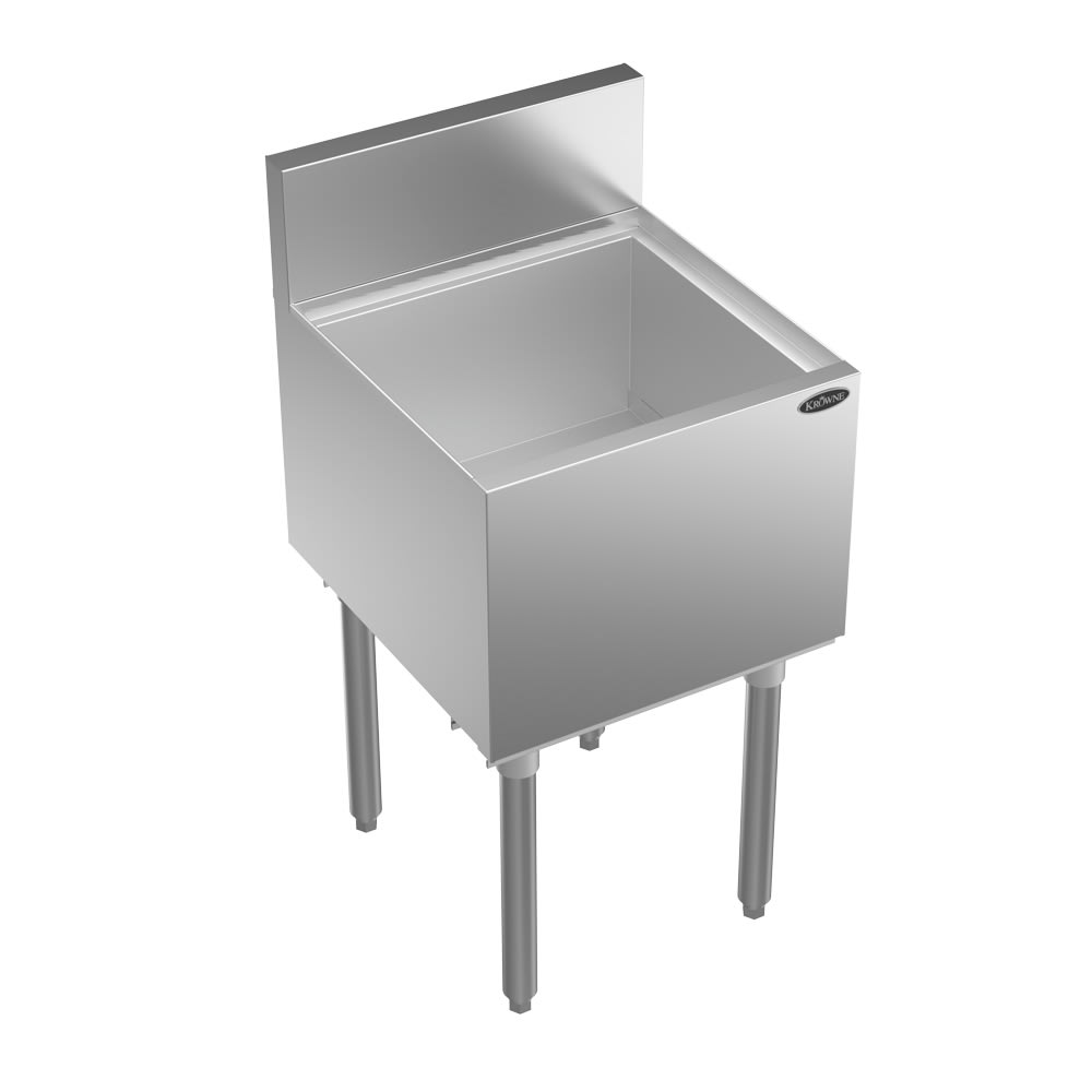 381-KR1918 18" Underbar Cocktail Station w/ 55 lb Ice Bin, Stainless