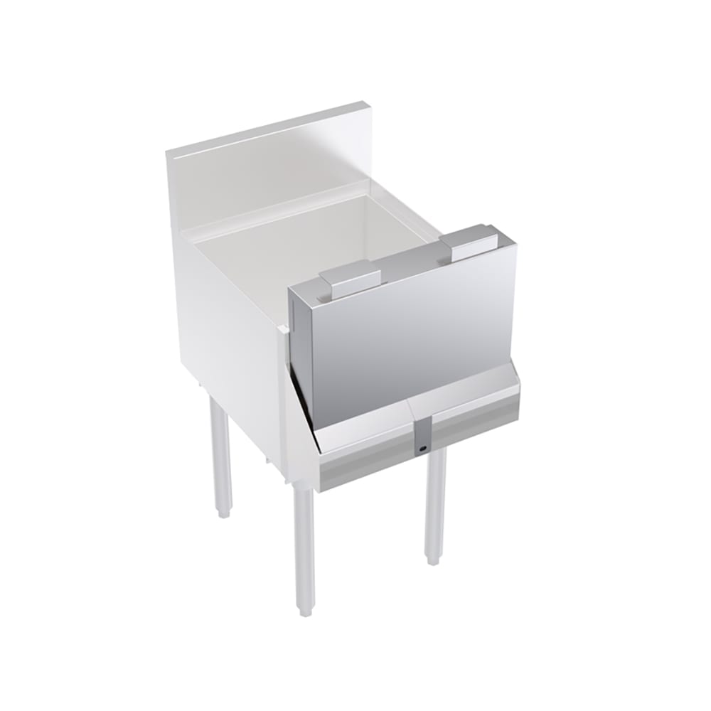 381-KRSC18 18" Locking Cover for Single Speed Rail, Stainless