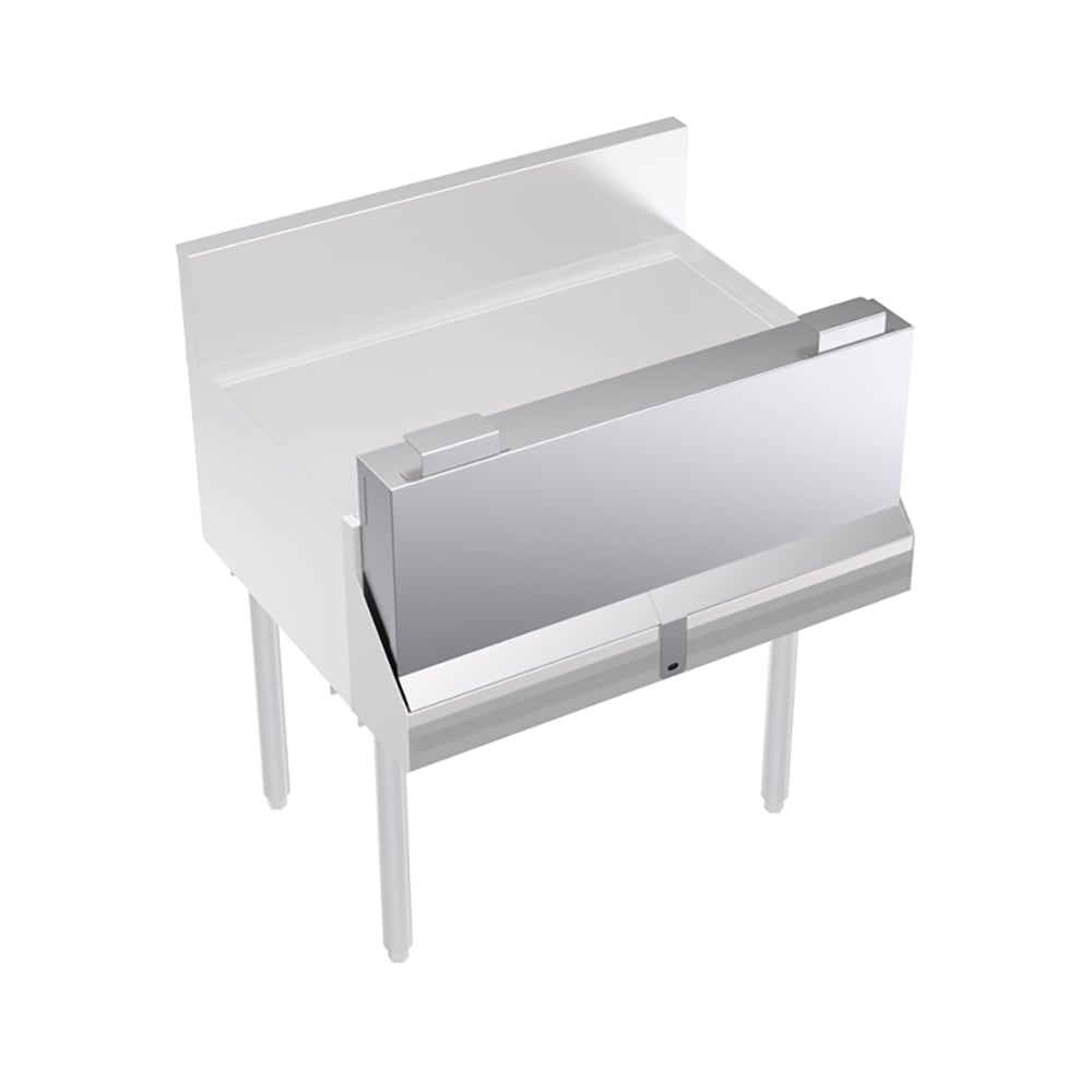 381-KRSC30 30" Locking Cover for Single Speed Rail, Stainless