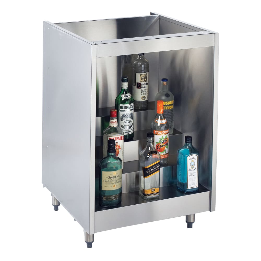 381-KRL18 18" 4 Step Backbar Liquor Display, 24" D