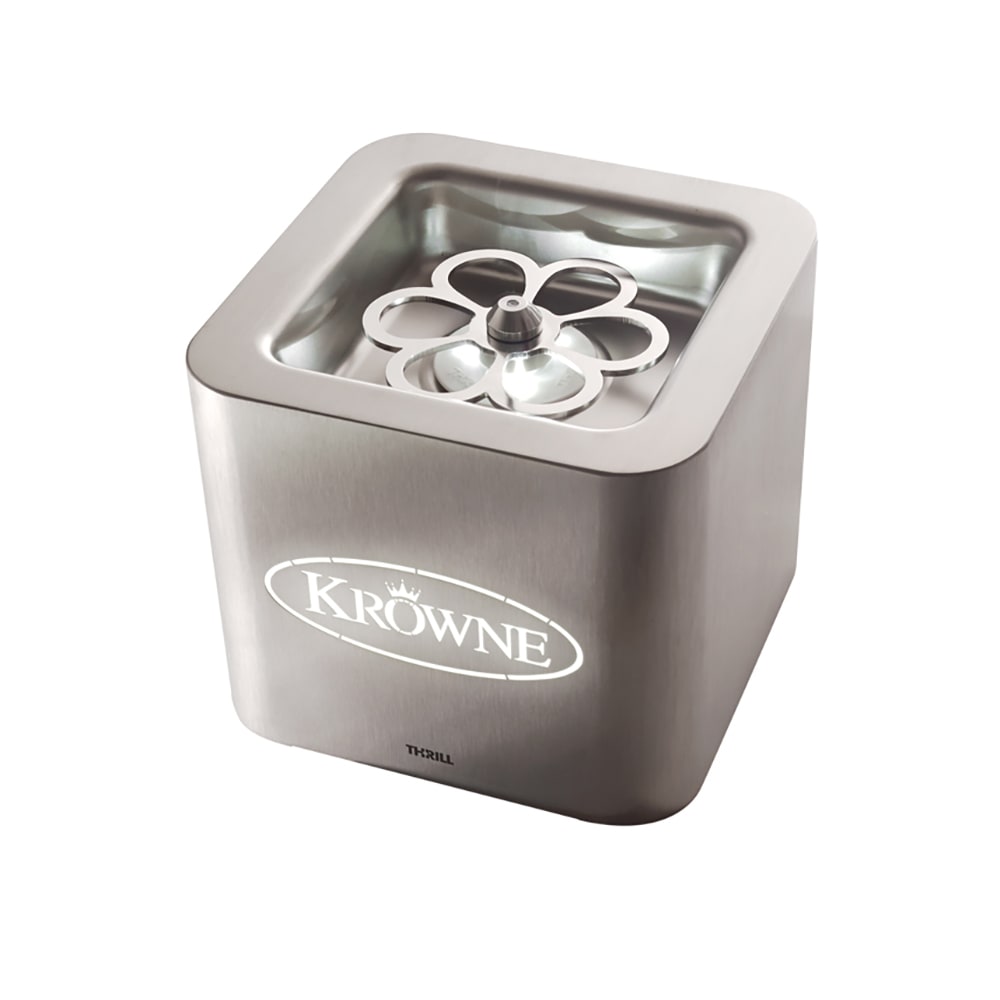 381-KRLC2GFTTE 7 7/8" Countertop Glass Chiller w/ Extended Lines - 12v Battery, 100-240v/1ph