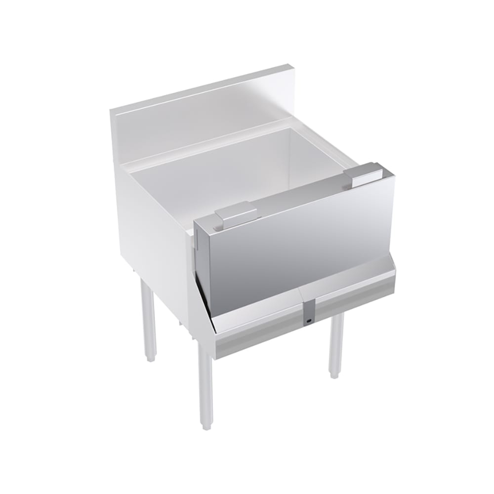 381-KRSC24 24" Locking Cover for Single Speed Rail, Stainless