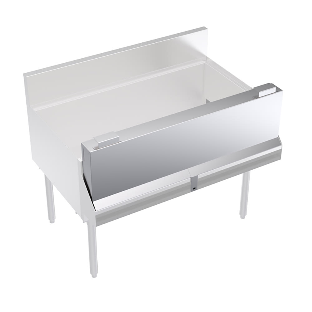 381-KRSC42 42" Locking Cover for Single Speed Rail, Stainless